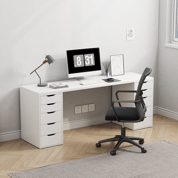 Bàn Làm Việc Kèm 10 Ngăn Kéo Đa Năng Gỗ MDF Cao Cấp GAPI - GP313