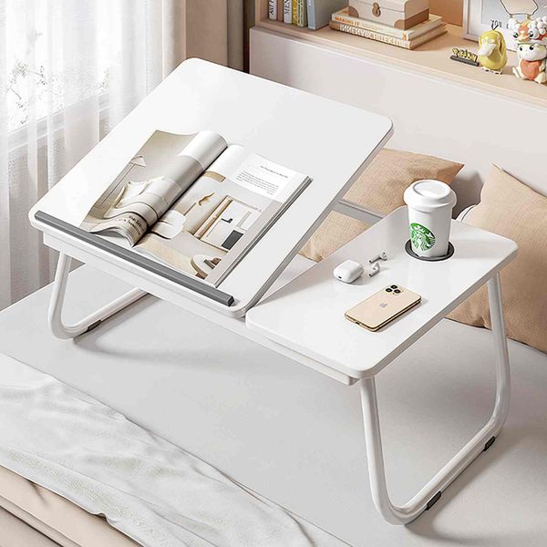 Bàn Bệt GAPI Chân Gập Chữ U Gỗ MDF Màu Đen-Vân Gỗ - GM55