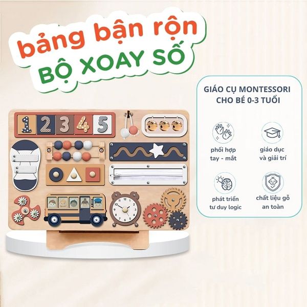 Bảng Đồ Chơi Giáo Dục Thông Minh Cho Trẻ Chất Lượng Cao Cấp GAPI - TOY01