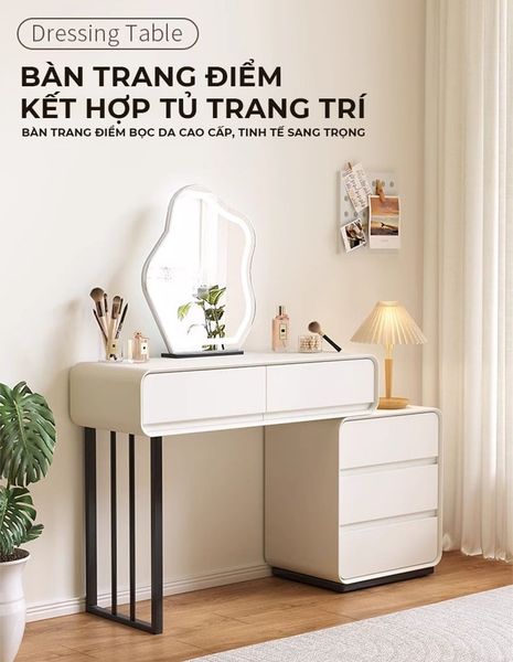 Bàn Trang Điểm Gỗ MDF Cao Cấp GAPI - GM154
