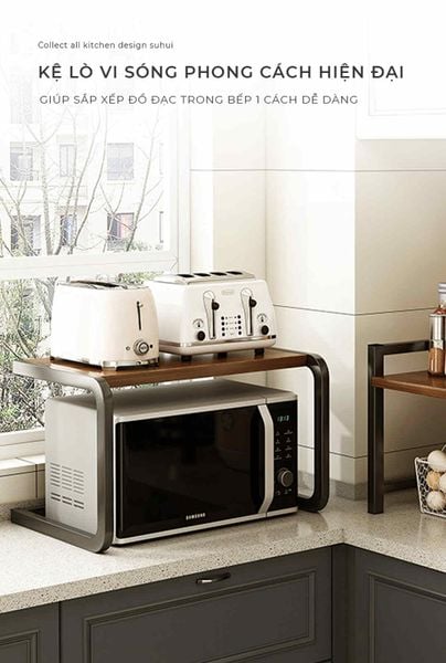 Kệ lò vi sóng 2 tầng hiện đại - GM157