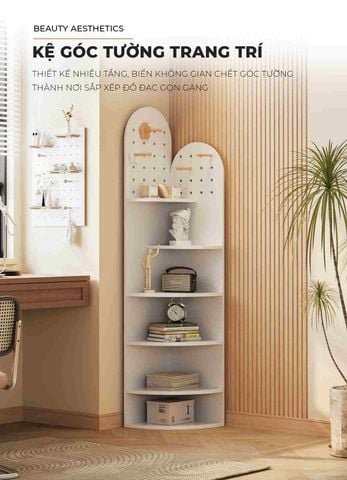 Kệ Góc Tường Trang Trí Đa Tầng Hiện Đại - GP377
