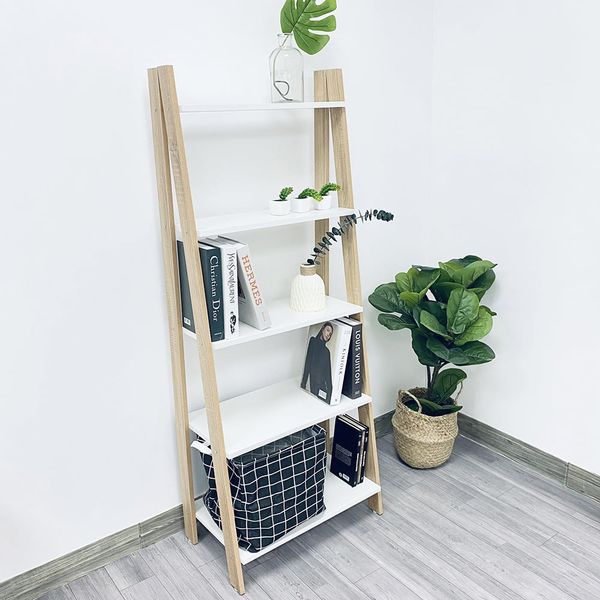 Kệ Sách GAPI Đa Năng Athena 5F Trắng Vân Gỗ GAPI - GP114