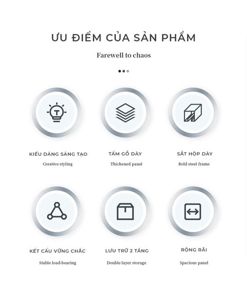 Kệ lò vi sóng 2 tầng hiện đại - GM157