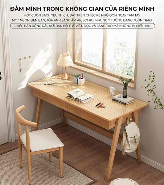 Bàn Học Vân Gỗ - GP376