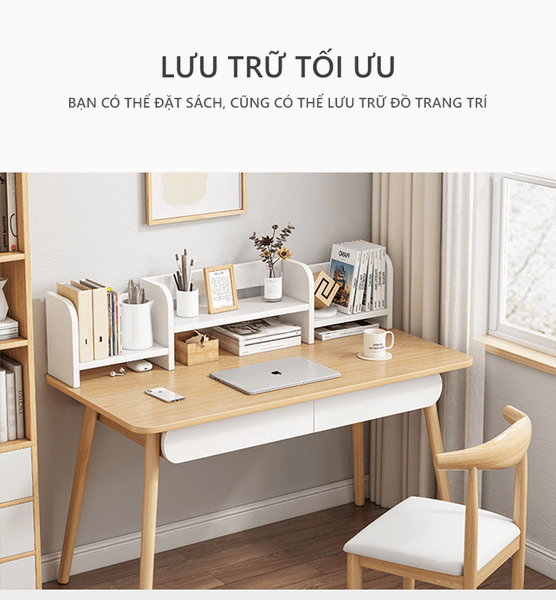 Kệ Sách Gỗ Để Bàn Gỗ MDF Thông Minh Nhỏ Gọn, Hiện Đại GAPI - GP261