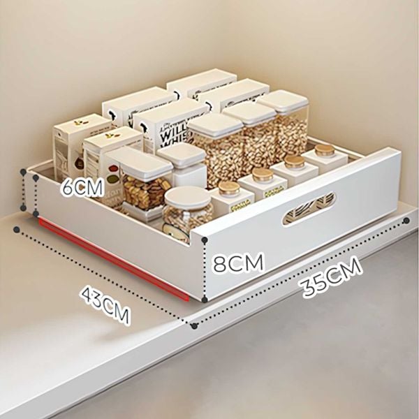 [Giảm giá 60%] Ngăn kéo nhà bếp thông minh đa năng trắng - GM165
