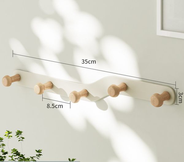 [Giảm giá 60%] Móc Treo Quần Áo Tường Nút Gỗ Tròn - GM180