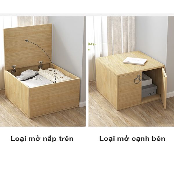 Tủ Đồ Hình Khối GAPI TATAMI Màu Gỗ Cánh Lật-Mở - GP183