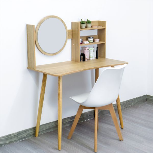 Bàn Trang Điểm phong cách Bắc Âu kèm kệ đồ đa năng GAPI - GP84