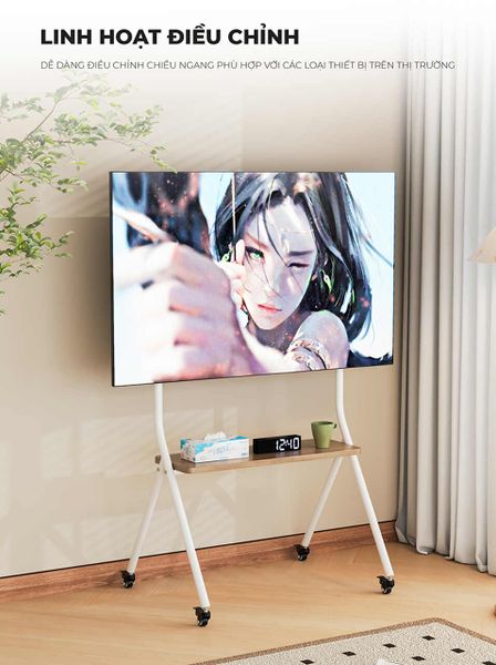 Giá Treo Tivi Khung Sắt Mặt Gỗ - GM189