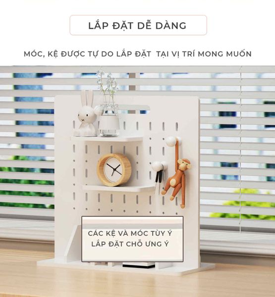 Bảng pegboard đa năng sắp xếp bàn làm việc - IG417
