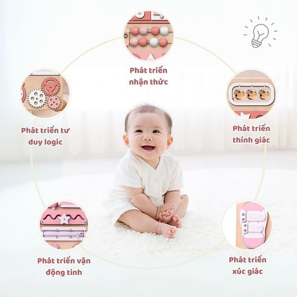 Bộ Đồ Chơi Giáo Dục Tích Hợp 12 Món Dành Cho Bé - Nội Thất IGA - Toy01