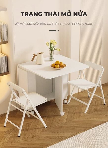 Bàn Ăn Gấp Gọn Thông Minh Cho Mọi Không Gian - GP372 (KHÔNG KÈM GHẾ )