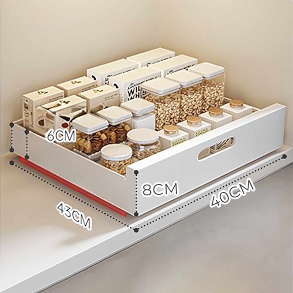 [Giảm giá 60%] Ngăn kéo nhà bếp thông minh đa năng trắng - GM165