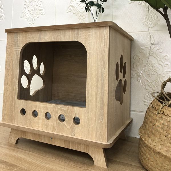 Nhà Cho Mèo GAPI PET Màu Gỗ - GP205