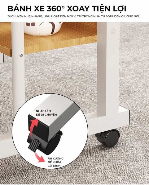 Bàn Nâng Hạ Di Động Đa Năng Linh Hoạt Tối Đa, Tiện Nghi Vượt Trội - GM223