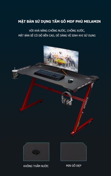 [Giảm giá 60%] Bàn Gaming Đa Năng Chân Chữ Z - GM71