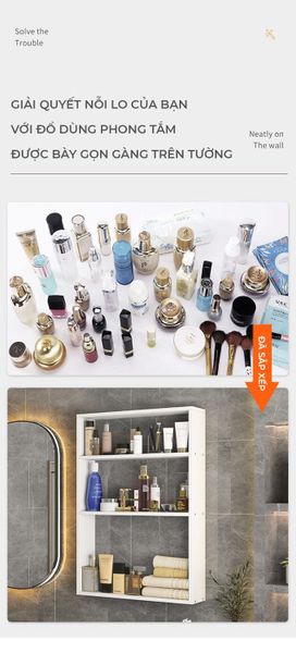 Kệ Treo Tường Tiện Lợi Gỗ MDF GAPI - GP331