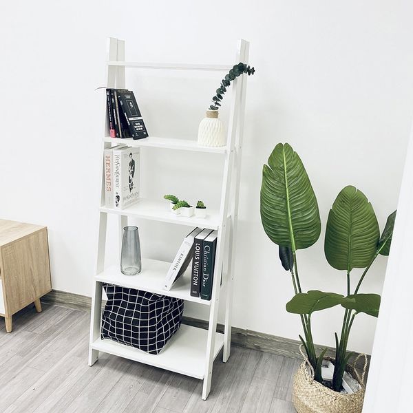 Kệ Sách GAPI Đa Năng Athena 5F Trắng Vân Gỗ GAPI - GP114