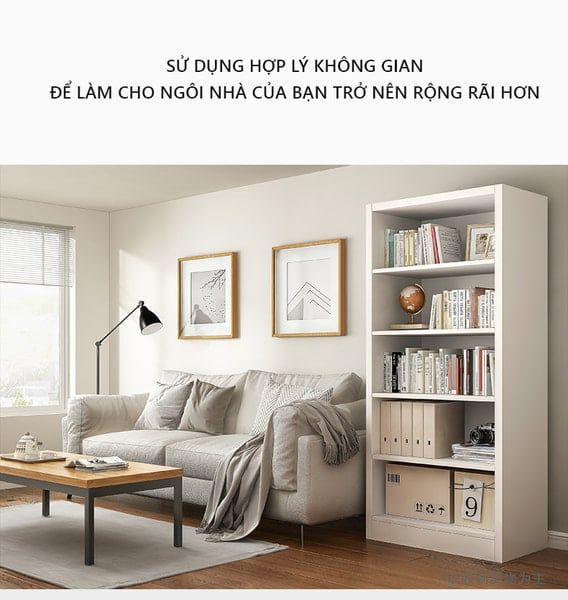 Kệ Sách Đa Năng 5 Tầng Có Sức Chứa Cực Lớn - Nội Thất IGA - GP250