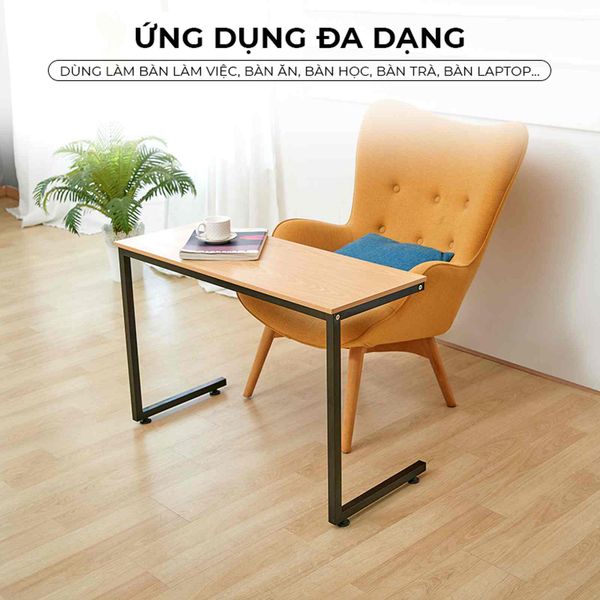 Bàn làm việc đa năng khung vân gỗ hiện đại - GM209