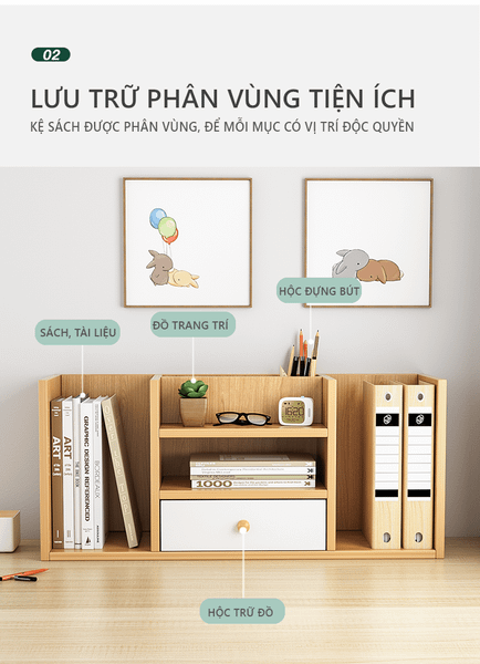 Kệ Sách Để Bàn GAPI - GP258