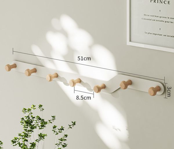 [Giảm giá 60%] Móc Treo Quần Áo Tường Nút Gỗ Tròn - GM180