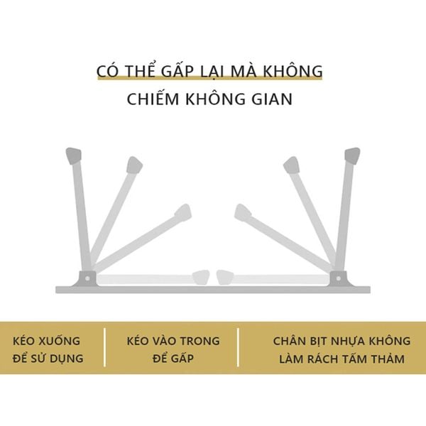 Bàn bệt chân gấp gọn - GA05