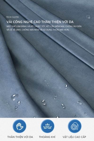 Ghế Đôn Da Simili Chân Nhựa Phong Cách Bắc Âu - Nội Thất IGA - GC16