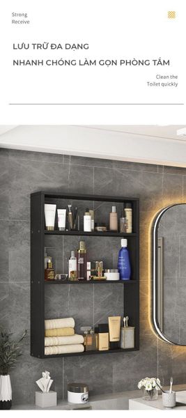 Kệ Treo Tường Tiện Lợi Gỗ MDF GAPI - GP331