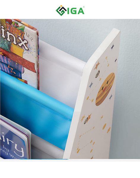 [Giảm giá 60%] Kệ Sách Sắc Màu GAPI Cho Bé – Gọn Gàng, Ngộ Nghĩnh- IG409