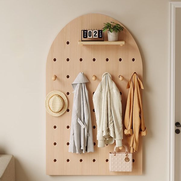 Bảng Pegboard Vân Gỗ MDF Đa Năng GAPI - GP330