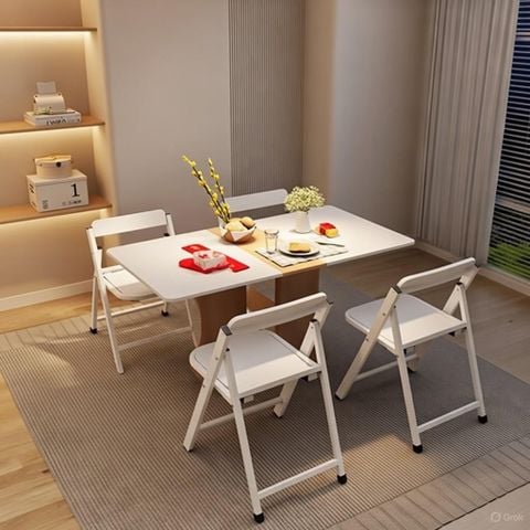 Ghế Gấp Gọn Đa Năng Trắng - GM192