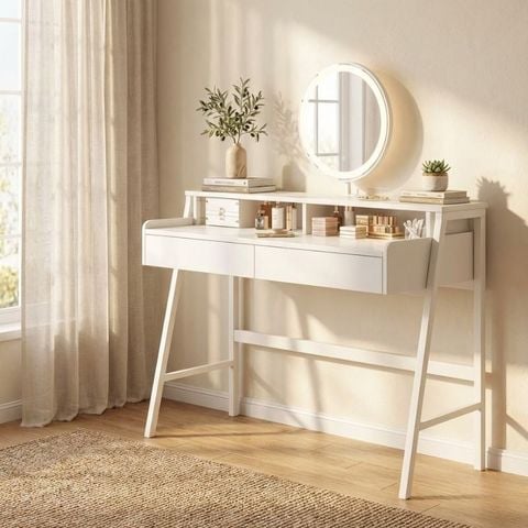 Bàn trang điểm phòng ngủ có gương LED - GM175