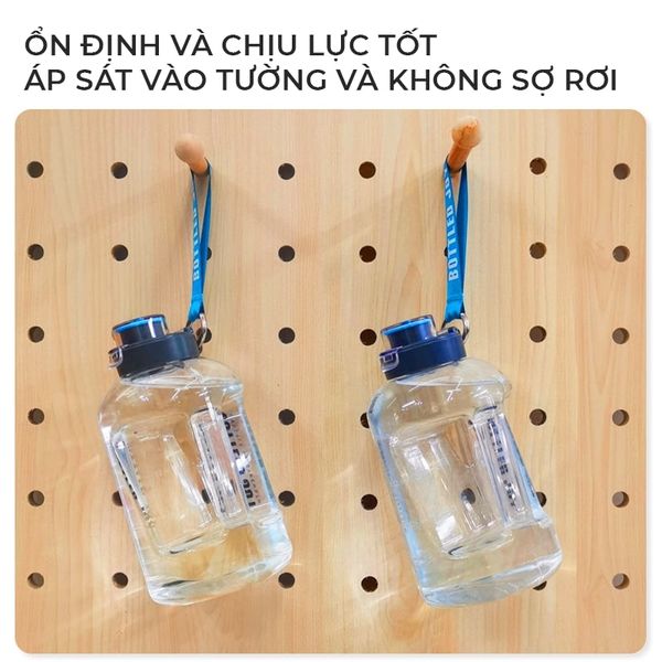 Bảng Pegboard Vân Gỗ MDF Đa Năng GAPI - GP330