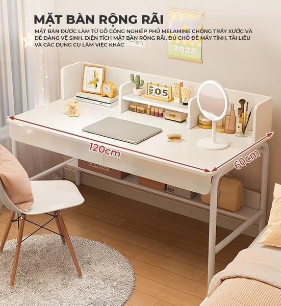Bàn Làm Việc Đa Năng Có Ngăn Kéo – Nội Thất IGA – GM162