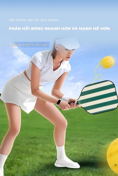 Vợt Pickleball Xanh Viền Trắng Hiện Đại GAPI - PK01A.3