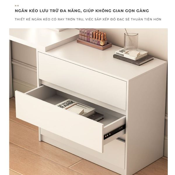 Bàn Trang Điểm Kèm Tủ Đựng Đồ GAPI - GP325 (KHÔNG KÈM GƯƠNG)