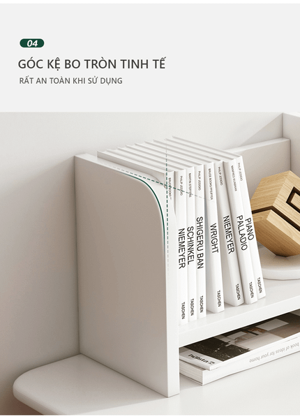 Kệ Sách Gỗ Để Bàn Gỗ MDF Thông Minh Nhỏ Gọn, Hiện Đại GAPI - GP261