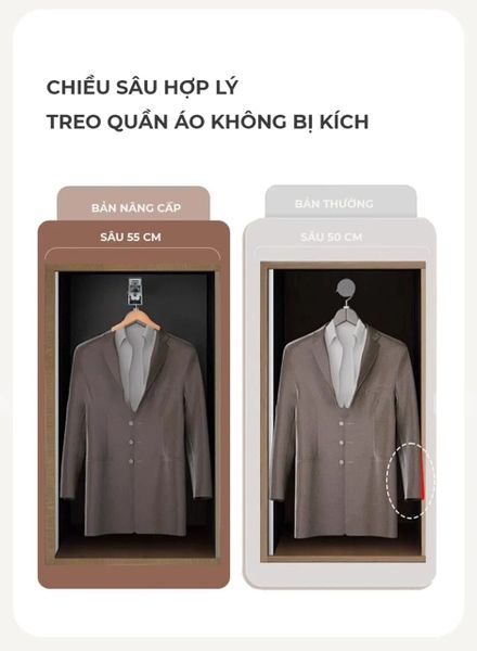 Tủ Quần Áo Đơn Nhỏ Gọn Tiện Lợi - GP345