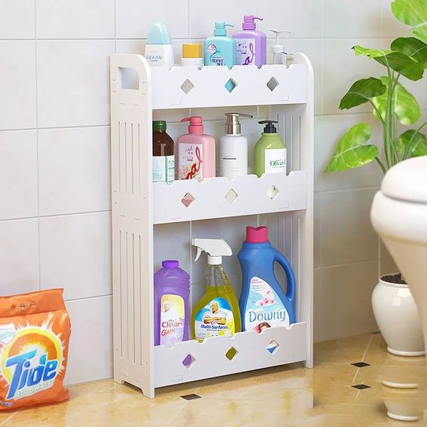 [Giảm giá 60%] Kệ Nhà Tắm GAPI 2-3 Tầng Màu Trắng Ngà - IG277 - IG278