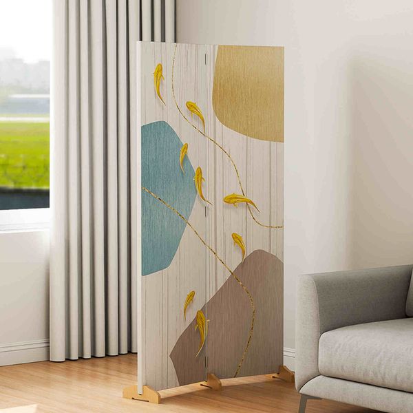 Bộ Bình phong 2 tấm in vải canvas - GP407