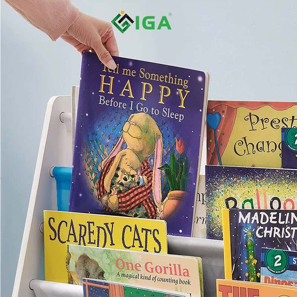 [Giảm giá 60%] Kệ Sách Sắc Màu GAPI Cho Bé – Gọn Gàng, Ngộ Nghĩnh- IG409