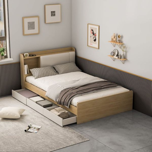 Giường Ngủ Hiện Đại GAPI Có Ngăn Kéo - GP248