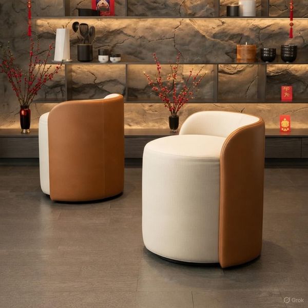 Ghế đôn da cao cấp - GC51