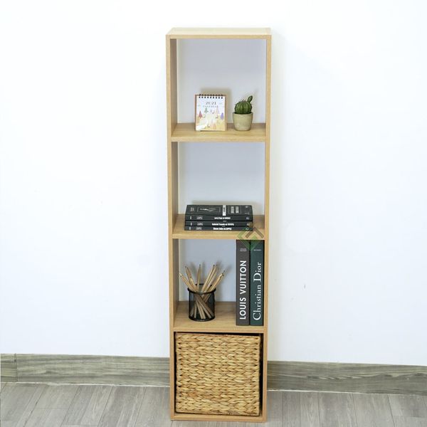 Kệ Sách Tổ Ong GAPI Đa Tầng Màu Trắng - Vân Gỗ - GP100