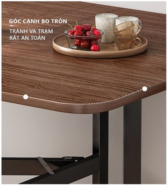 Bàn Ăn Thông Minh Có Bánh Xe Tiện Lợi, Hiện Đại GAPI - GM107