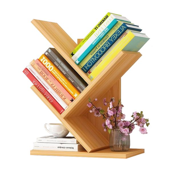 Kệ Sách GAPI Để Bàn Gỗ MDF Màu Trắng - GP113