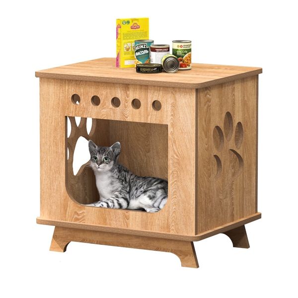 Nhà Cho Mèo GAPI PET Màu Gỗ - GP205